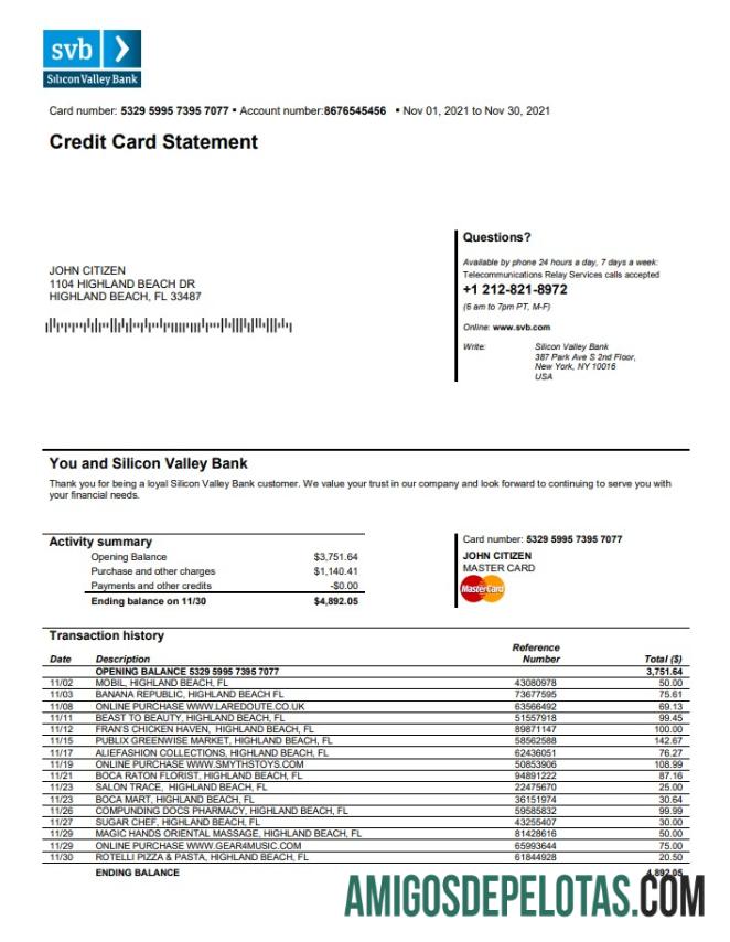 Exemplo do Banco do Vale do Silício nos EUA, Flórida